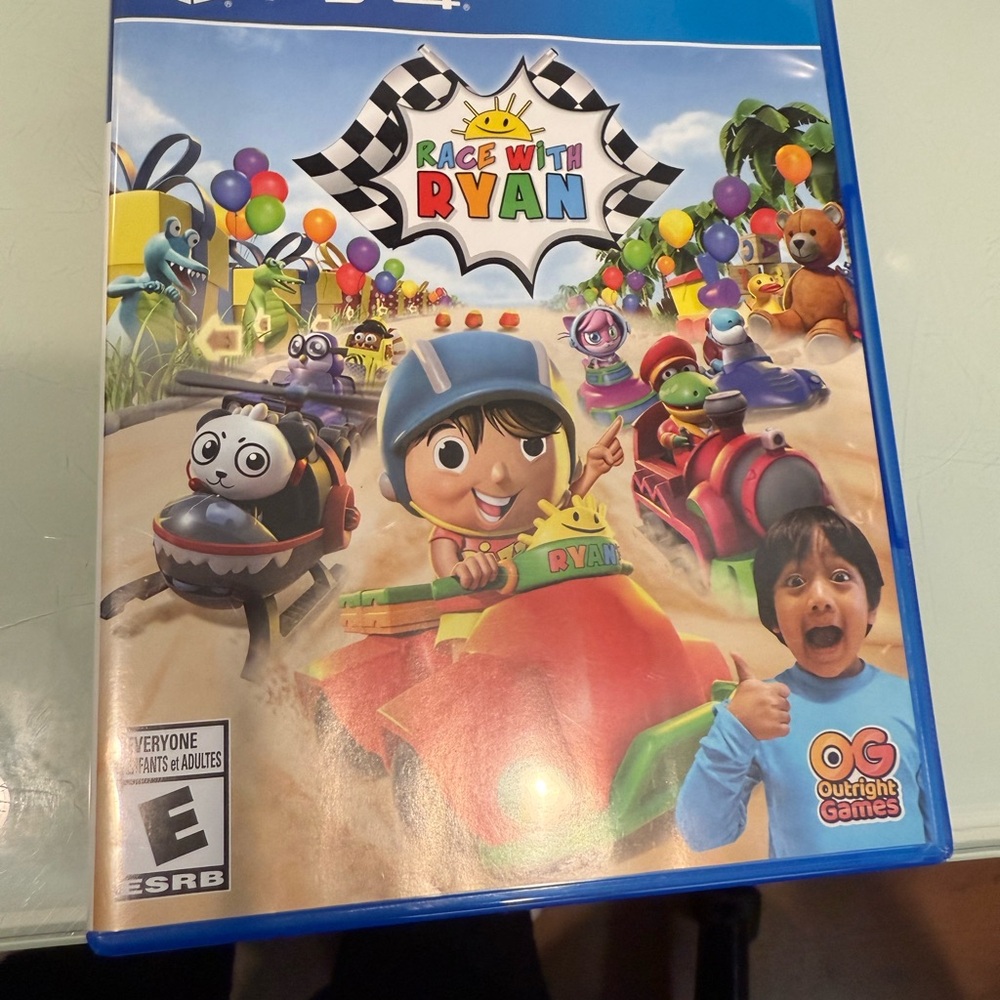 Race with Ryan PS4 game . Like new no scratches. Played once or twice.